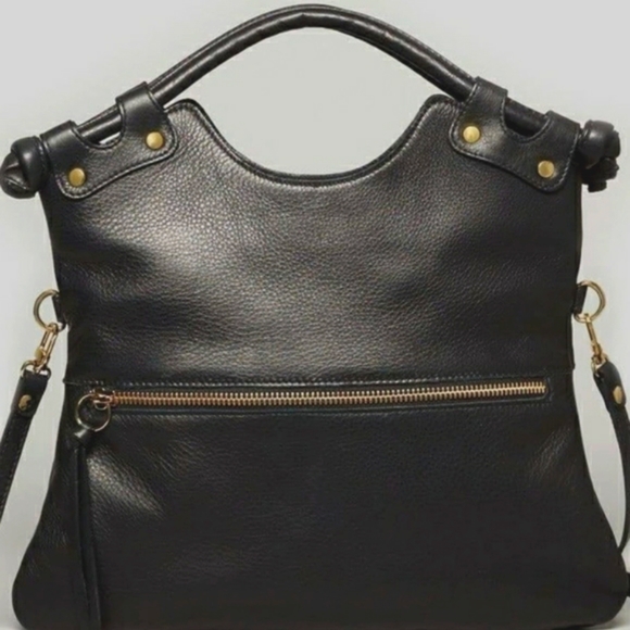 Pietro Alessandro Handbags - PIETRO Alessandro black leather purse hand bag